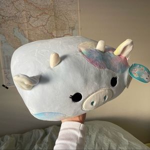 Squishmallow Caedia the Cow Stackable Easter Collection